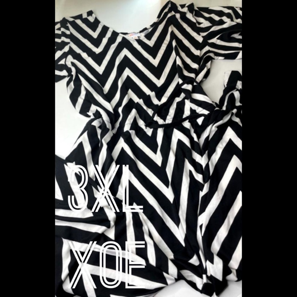 LuLaRoe 3xl Chevron Xoe jumpsuit jump suit romper NWT xxxl